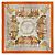 Hermès Foulard Quadrato in Seta per Donne Arancione - vista 2