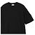 Moncler Seiden-Baumwoll-Strick-T-Shirt Schwarz - Ansicht 5