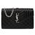 Saint Laurent Borsa a spalla matelassé con monogramma