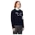 Thom Browne Merino Hector Rundhals-Pullover Blau  - Ansicht 5