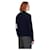 Thom Browne Merino Hector Rundhals-Pullover Blau  - Ansicht 6