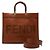 Fendi Borsa tote media leopardata con manici in plexiglass marrone Sunshine e borsa a spalla