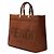 Fendi Borsa tote media leopardata con manici in plexiglass marrone Sunshine e borsa a spalla - vista 2