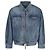 Céline Lockere Passform Denim Truckerjacke aus Baumwolle Blau - Ansicht 2
