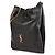 Saint Laurent Borsa a spalla con catena e cordoncino trapuntata Nero - vista 5
