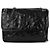Saint Laurent Vintage Schultertasche mittel Schwarz
