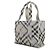 Burberry Klein kariert gestrickte Tragetasche - Ansicht 4