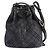 Burberry Borsa a secchiello in denim con coulisse Blu - vista 3