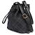 Burberry Borsa a secchiello in denim con coulisse Blu - vista 4