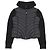 Moncler Cardigã com zíper acolchoado Preto - vista 3
