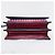 Saint Laurent Borsa a tracolla piccola in tela metallica a righe monogramma Sunset Rosso - vista 4