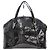 Gucci Patent Top Handle Tote Schultertasche Schwarz