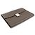 Louis Vuitton Pochette à documents en cuir Taurillon en marron grizzly - vue 3