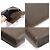 Louis Vuitton Pochette à documents en cuir Taurillon en marron grizzly - vue 5
