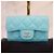 Chanel Portacarte con bottone a pressione classico Blu - vista 3