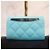 Chanel Portacarte con bottone a pressione classico Blu - vista 4