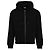 Céline Felpa con cappuccio in cotone con zip e logo Nero