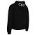 Céline Felpa con cappuccio in cotone con zip e logo Nero - vista 5