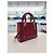 Dior Rote Lack-Cannage Mittel-Tote-Tasche - Ansicht 13