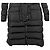 Moncler Chaqueta larga de plumas de piel de mapache para mujer Chloe negra Negro - vista 6