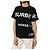 Burberry Oversized T-Shirt mit kurzen Ärmeln in Schwarz - Ansicht 2