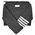 Thom Browne Grau diagonal gestreifter Wollstrick Schultertasche Braun - Ansicht 4