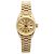 Rolex Authentische Vintage Datejust Gold Damenarmbanduhr Golden