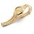 Rolex Authentische Vintage Datejust Gold Damenarmbanduhr Golden - Ansicht 14