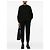 Moncler Matt Schwarz Logo Sweatshirt - Ansicht 5