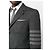 Thom Browne Giacca sportiva dritta in tweed Doni-gol Marrone - vista 6
