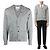 Thom Browne Merinowoll-Cardigan mit Besatz Braun - Ansicht 5