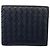 Bottega Veneta Portafoglio in rete intrecciata nera Nero