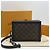 Louis Vuitton Borsa a tracolla in tela Mackassar Monogram Soft Trunk Marrone - vista 2