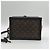 Louis Vuitton Borsa a tracolla in tela Mackassar Monogram Soft Trunk Marrone - vista 3