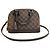 Louis Vuitton Borsa a mano Alma BB in Damier Ébène con manico superiore e tracolla Marrone