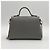 Gucci Borsa a spalla con catena e manico superiore intrecciato - Piccola Marrone - vista 6