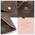 Louis Vuitton Pochette Kirigami in Tela Monogram Marrone - vista 7