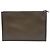 Givenchy Clutch Envelope Antigona in Pelle di Capra Grigia Grande Marrone - vista 3