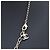 Chanel Collana in catena dorata per donne con logo CC bianco placcato oro - vista 6