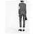 Thom Browne Pantalones skinny de lana super twill de tiro bajo Castaño - vista 6