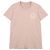 Moncler Baumwoll-T-Shirt mit gesticktem Logo Pink