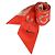 Salvatore Ferragamo Bandana in Seta Stampata Ferret La Prima Rosso - vista 4