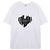 Saint Laurent Heart T-Shirt Weiß - Ansicht 4