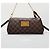 Louis Vuitton Clutch Damier Eva Marrone - vista 2