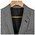 Céline Blazer de Lana Seda Houndstooth para Mujer Gris Negro - vista 5