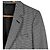 Céline Blazer de Lana Seda Houndstooth para Mujer Gris Negro - vista 6