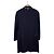 Thom Browne Chestfield Melton Gold Button Diagonal Wool Coat Navy Size Blue - view 4