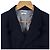 Thom Browne Chestfield Melton Gold Button Diagonal Wool Coat Navy Size Blue - view 5