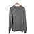 Versace Herrenpullover aus Wolle mit Milano-Stich und gesticktem Logo - Grau Braun - Ansicht 4