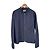 Hermès Men's Madison Collar Zip Jacket Indigo Blue - view 3